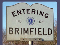 Entering Brimfield